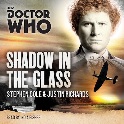 Doctor Who: Shadow in the Glass – omslag til lydbogen af Justin Richards, Stephen Cole