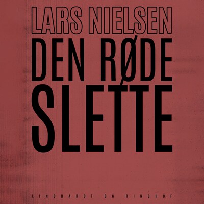 Den røde slette – omslag til lydbogen af Lars Nielsen