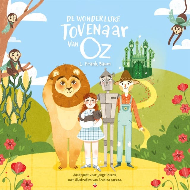 De wonderlijke tovenaar van Oz – omslag van het luisterboek van L Frank Baum