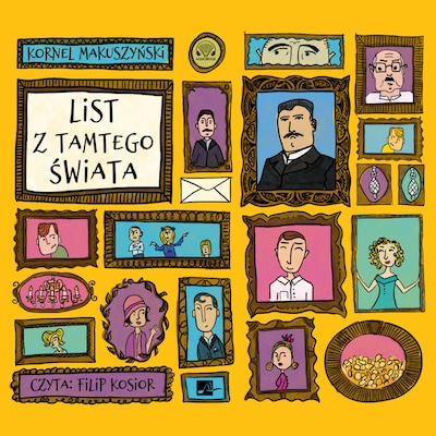 List z tamtego świata – okładka audiobooka, autor Kornel Makuszyński