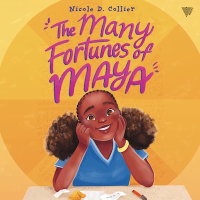 The Many Fortunes of Maya – omslag til lydbogen af Nicole D. Collier