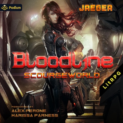 Bloodline – omslag til lydbogen af Jaeger Mitchells