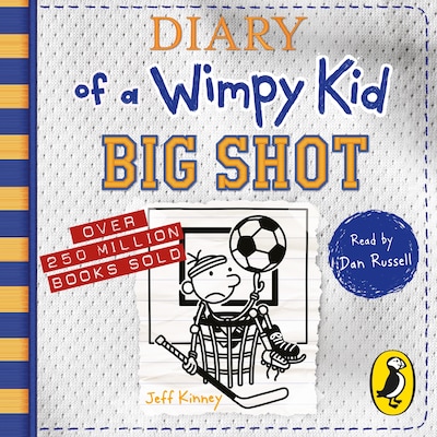 Diary of a Wimpy Kid: Big Shot (Book 16) – omslag til lydbogen af Jeff Kinney