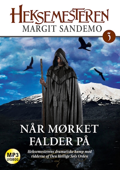 Heksemesteren 3 - Når mørket falder på – omslag til lydbogen af Margit Sandemo