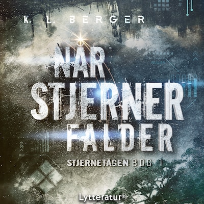 Når stjerner falder – omslag til lydbogen af K. L. Berger