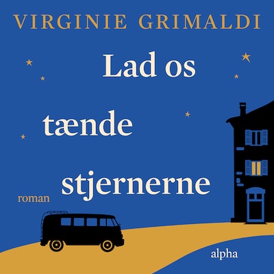 Lad os tænde stjernerne – omslag til lydbogen af Virginie Grimaldi