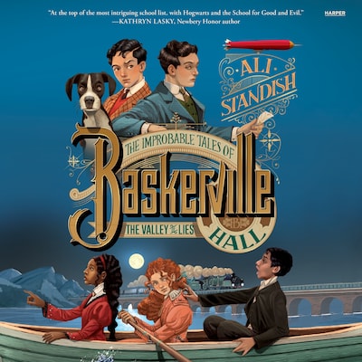 The Improbable Tales of Baskerville Hall Book 3: The Valley of Lies – omslag til lydbogen af Ali Standish