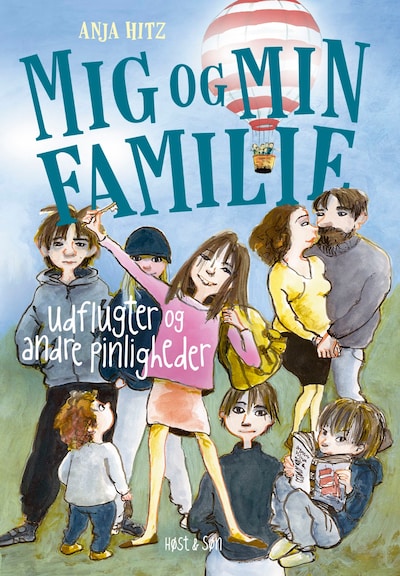 Mig og min familie. Udflugter og andre pinligheder – omslag til lydbogen af Anja Hitz