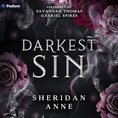 Darkest Sin – omslag til lydbogen af Sheridan Anne