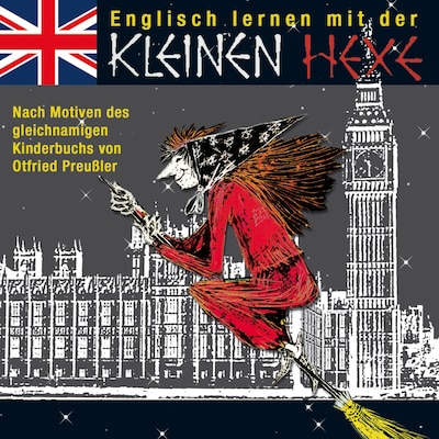 Englisch lernen mit der kleinen Hexe – omslag til lydbogen af Otfried Preußler