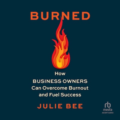 Burned – omslag til lydbogen af Julie Bee