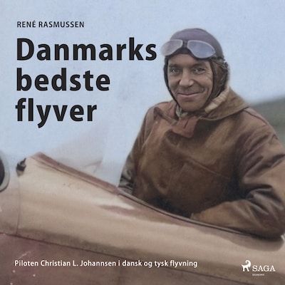 Danmarks bedste flyver – omslag til lydbogen af René Rasmussen