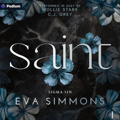 Saint – omslag til lydbogen af Eva Simmons