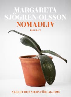 Nomadliv – omslag till ljudboken av Margareta Sjögren-Olsson