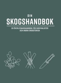 Din skogshandbok – omslag till ljudboken av Sara Starkström