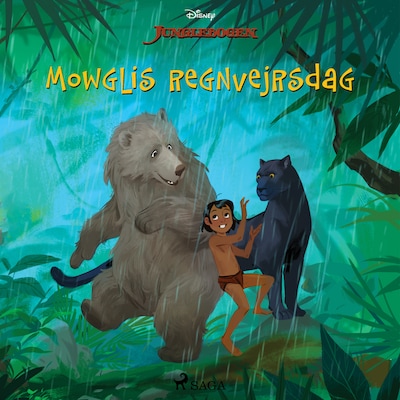 Junglebogen - Mowglis regnvejrsdag – omslag til lydbogen af Disney