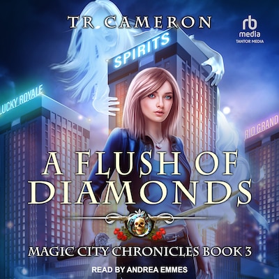 A Flush of Diamonds – omslag til lydbogen af TR Cameron, Martha Carr, Michael Anderle