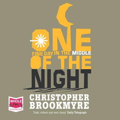 One Fine Day in the Middle of the Night – omslag til lydbogen af Chris Brookmyre