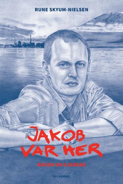 Jakob var her – omslag til lydbogen af Rune Skyum-Nielsen