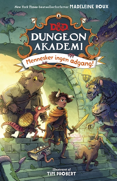Dungeons & Dragons - Dungeon Akademi 1: Mennesker ingen adgang – omslag til lydbogen af Madeleine Roux