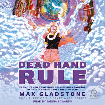 Dead Hand Rule – omslag til lydbogen af Max Gladstone