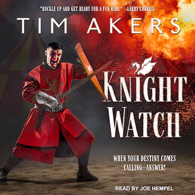 Knight Watch – omslag til lydbogen af Tim Akers
