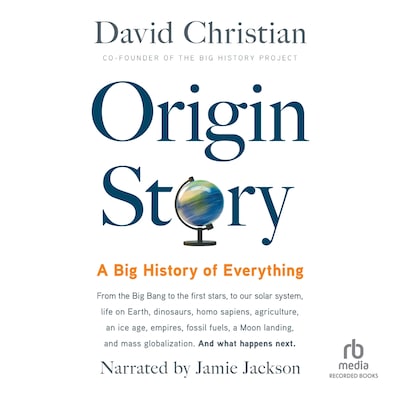 Origin Story – omslag til lydbogen af David Christian