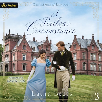A Perilous Circumstance – omslag til lydbogen af Laura Beers