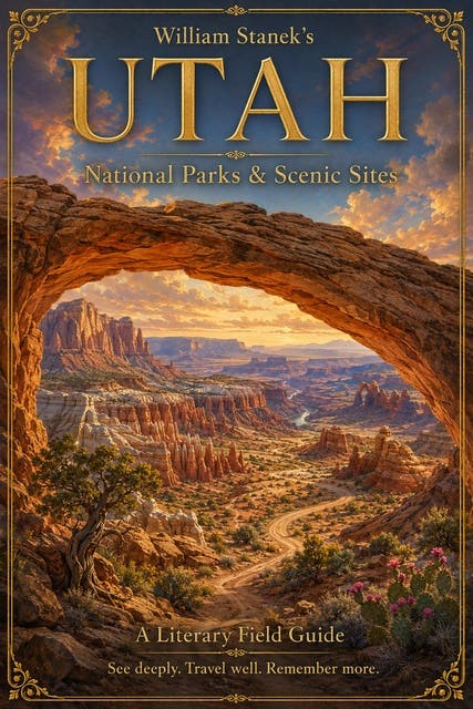 William Stanek's Utah: A Literary Field Guide to Utah National Parks & Scenic Sites – omslag til lydbogen af The Editors Of Our American National Parks