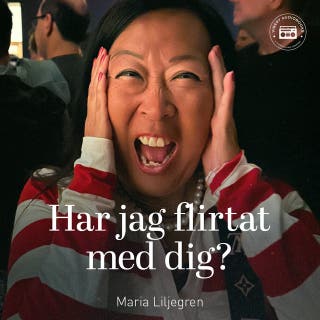 Har jag flirtat med dig? – omslag till ljudboken av Maria Liljegren