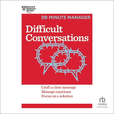 Difficult Conversations – omslag til lydbogen af HARVARD BUSINESS REVIEW