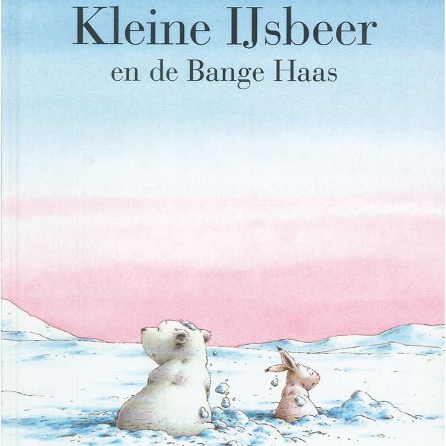 Kleine IJsbeer en de bange haas – omslag van het luisterboek van Hans de Beer