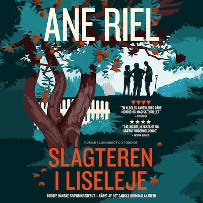 Slagteren i Liseleje – omslag til lydbogen af Ane Riel