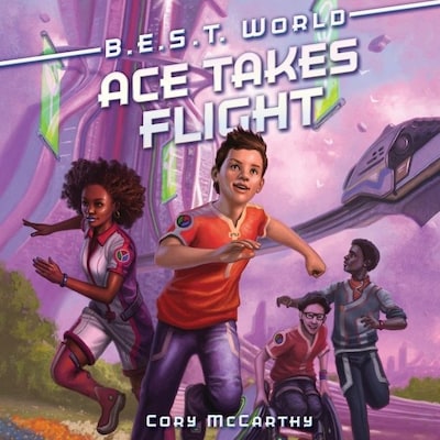 Ace Takes Flight – omslag til lydbogen af Cory McCarthy