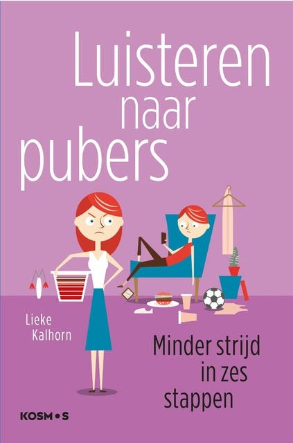 Luisteren naar pubers: Minder strijd in zes stappen – omslag van het luisterboek van Lieke Kalhorn