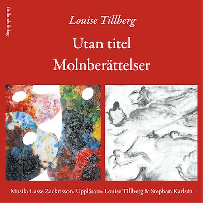 Utan titel + Molnberättelser – omslag till ljudboken av Louise Tillberg