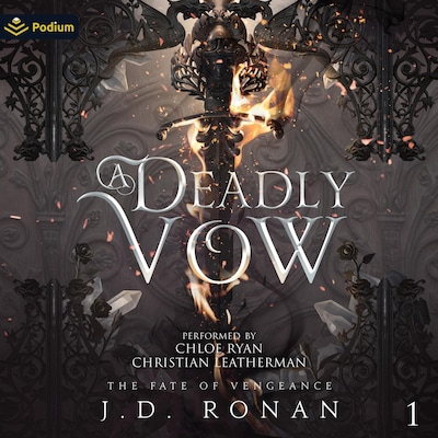 A Deadly Vow – omslag til lydbogen af J.D. Ronan