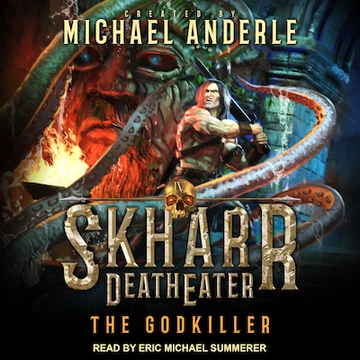 The Godkiller – omslag til lydbogen af Michael Anderle