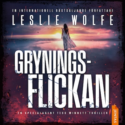 Gryningsflickan – omslag till ljudboken av Leslie Wolfe