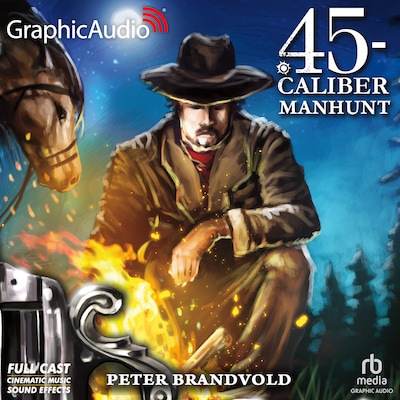 Manhunt [Dramatized Adaptation] – omslag til lydbogen af Peter Brandvold