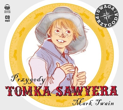 Przygody Tomka Sawyera – okładka audiobooka, autor Mark Twain