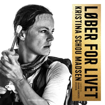 Løber for livet – omslag til lydbogen af Johanne Ramskov Erichsen, Kristina Schou Madsen