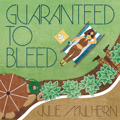 Guaranteed to Bleed – omslag til lydbogen af Julie Mulhern