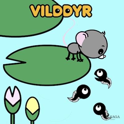 Vilddyr 14 - Haletudse – omslag til lydbogen af Malene Vilstrup, Trylle Vilstrup