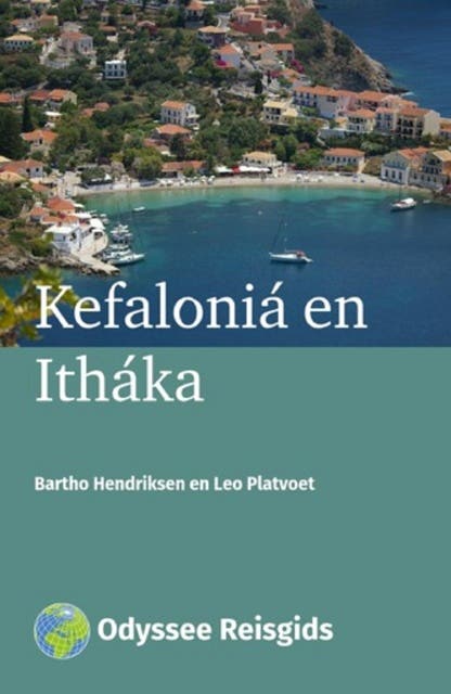 Kafaloniá en Itháka – omslag van het luisterboek van Bartho Hendriksen,Leo Paltvoet