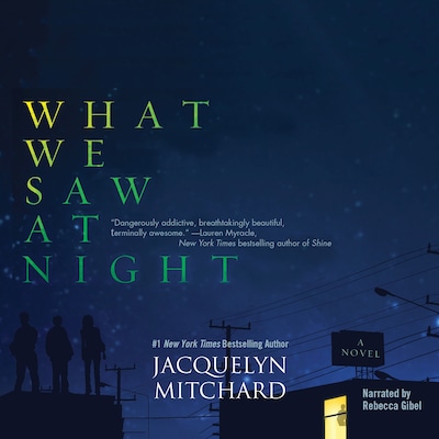 What We Saw at Night – omslag til lydbogen af Jacquelyn Mitchard