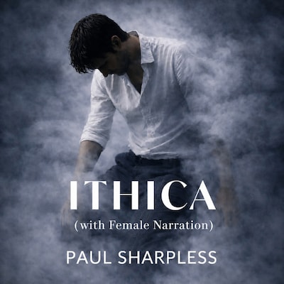 Ithica with Female Narration – omslag til lydbogen af Sharpless Paul