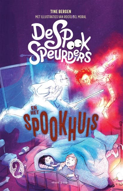 De spookspeurders en het spookhuis – omslag van het luisterboek van Tine Bergen