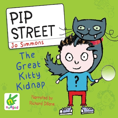 Pip Street: The Great Kitty Kidnap – omslag til lydbogen af Jo Simmons