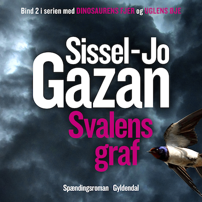 Svalens graf – omslag til lydbogen af Sissel-Jo Gazan